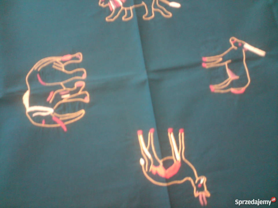 etniczny obrusserweta odcienie zieleni