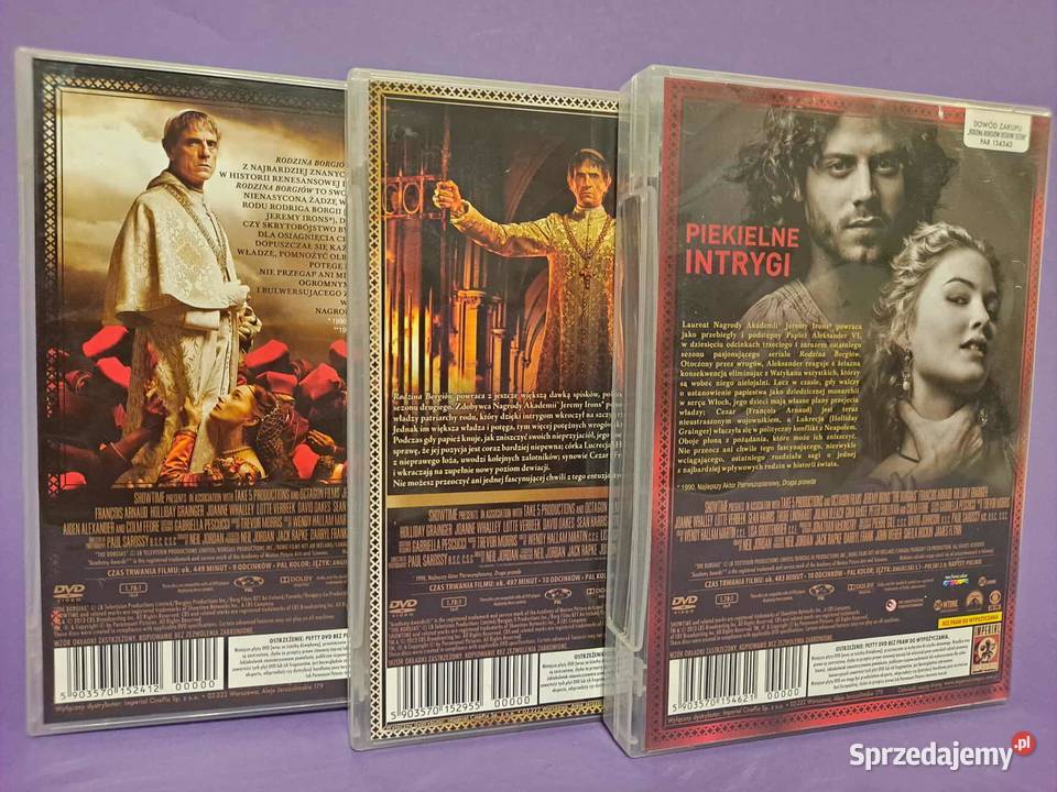 Rodzinia Borgiów DVD sezony 1 3 Kraków