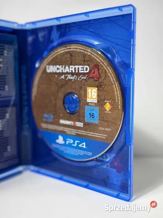 GRA UNCHARTED 4 KRES ZŁODZIEJA NA 4 PLAYSTATION akcja Śrem