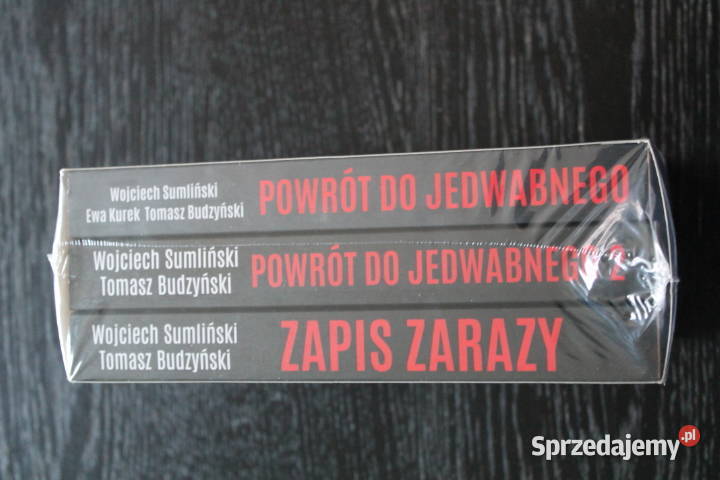 Zestaw 3 książek Zapis zarazy Powrót do Wałbrzych