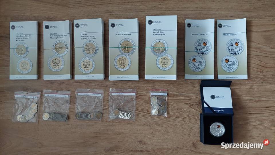 WYPRZEDAŻ monet 5 z serii Odkryj Polskęfolder sprzedam