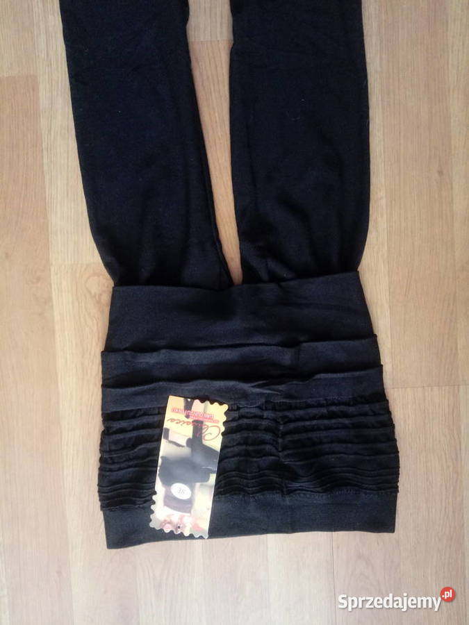 Legginsy czarne ze spódnicą Chrzanów
