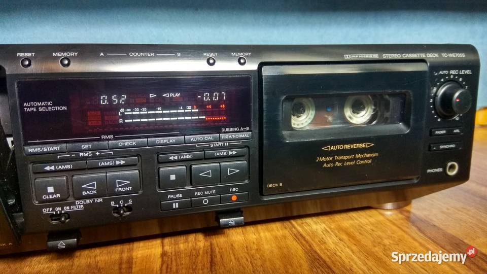 Sony TCWE705S QS wysokiej klasy magnetofon z Świebodzice