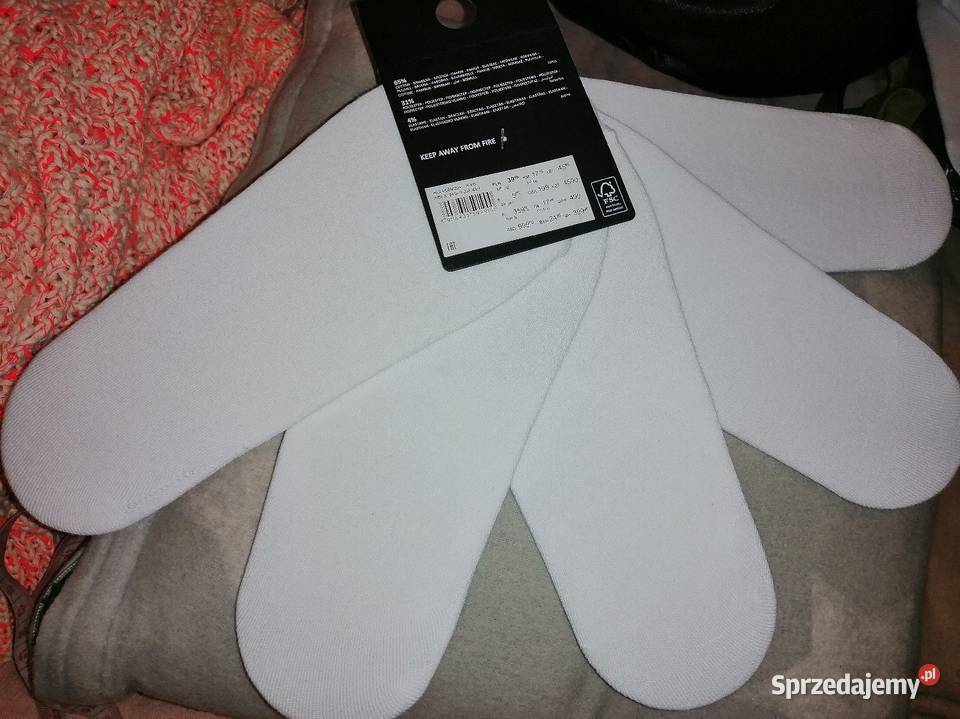 5PACK 5par 4346 Białe Krótkie Skarpety Skarpetki House Moda i Styl wielkopolskie