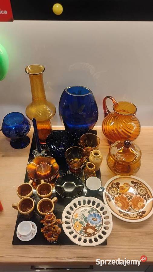 Sprzedam szkło kolorowe lampe Ząbkowice dolnośląskie Złotoryja