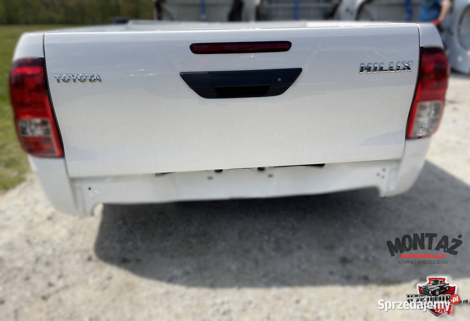 Burta Klapa bagażnika Paki Toyota Hilux 2015 Pasłęk