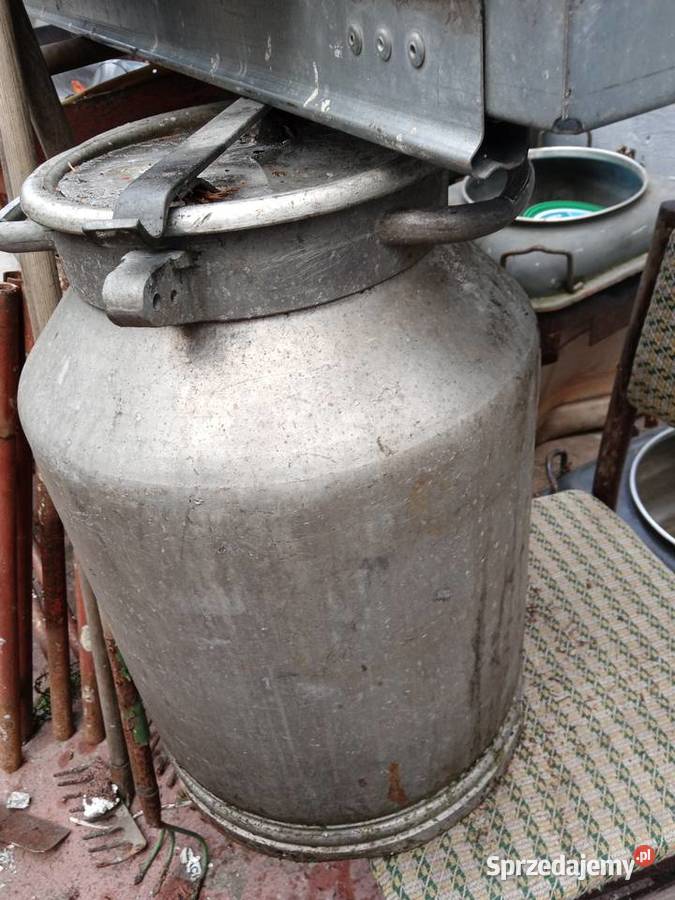 Duża KANKA MLEKO ALUMINIUM CCCP Dom i Ogród Poznań sprzedam