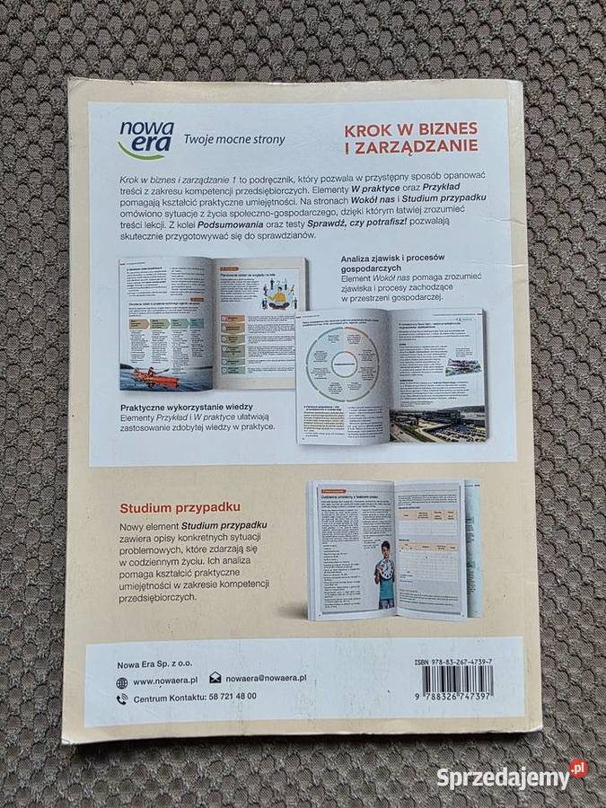 Krok w biznes i zarządzanie 1 zakres podstawowy tradycyjny podręcznik małopolskie Kraków
