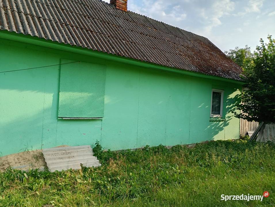 Sprzedam dom drewniany z zabudowaniami Sprzedaż Biłgoraj