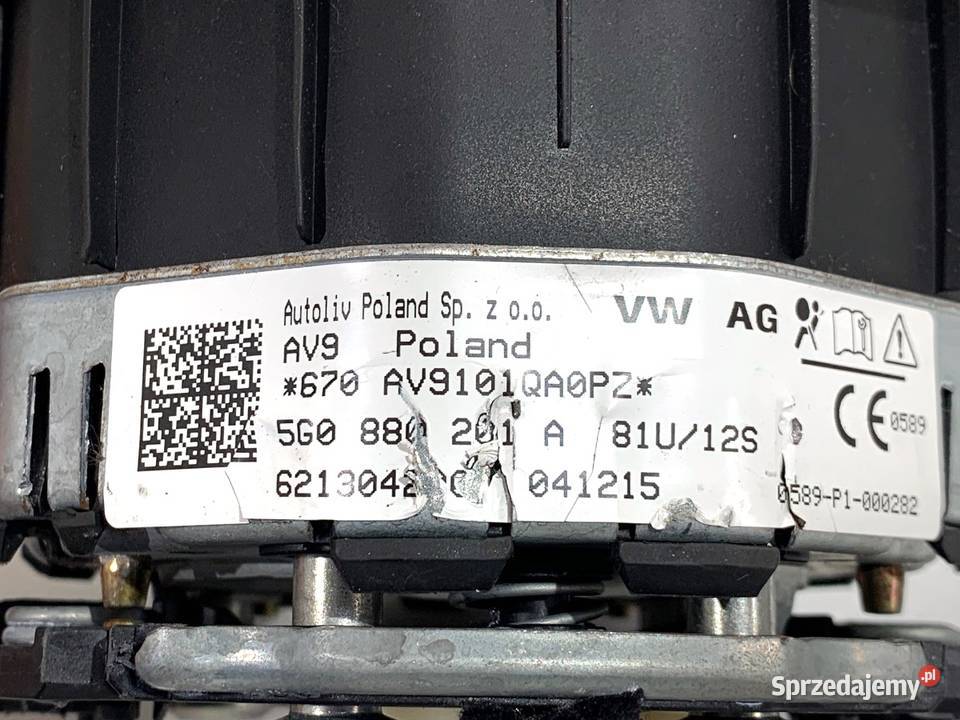 PODUSZKA POWIETRZNA KIEROWCY VW GOLF VII sprzedam