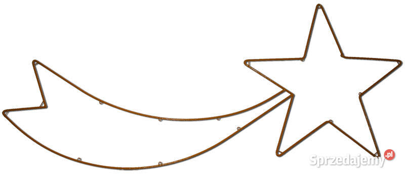 Konstrukcja świąteczna stelaż Gwiazda do łatwego Mrzezino