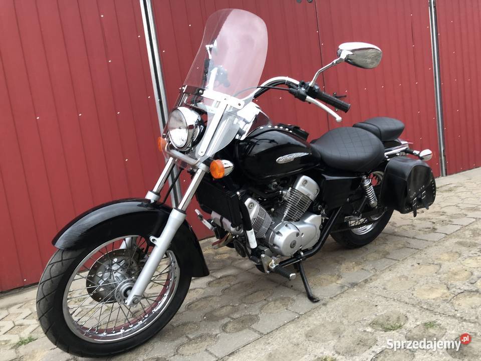 Honda Shadow VT 125 C Piękna NOWA tłumik SILVER cruiser Żyrardów