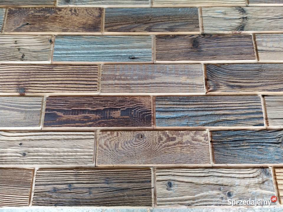 Oryginalne stare deski ze stodoły na ścianę