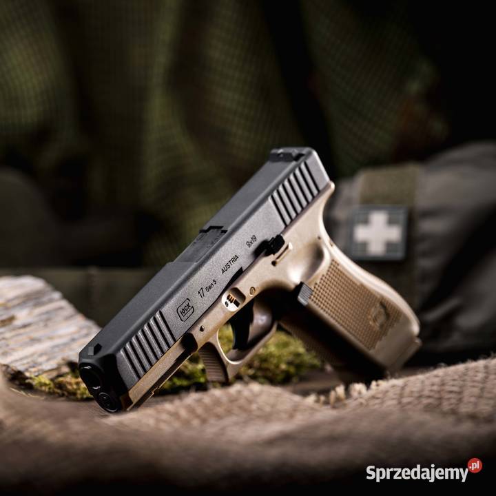 Pistolet wiatrówka Glock 17 gen5 45 mm BB coyote Warszawa