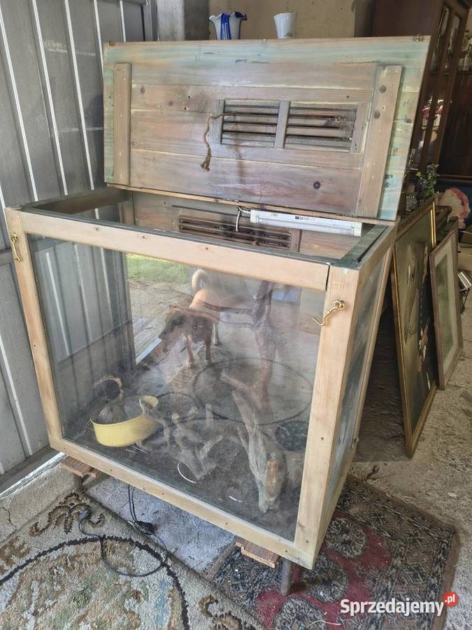 Terrarium plus wyposażenie Terrarystyka Chorzew sprzedam