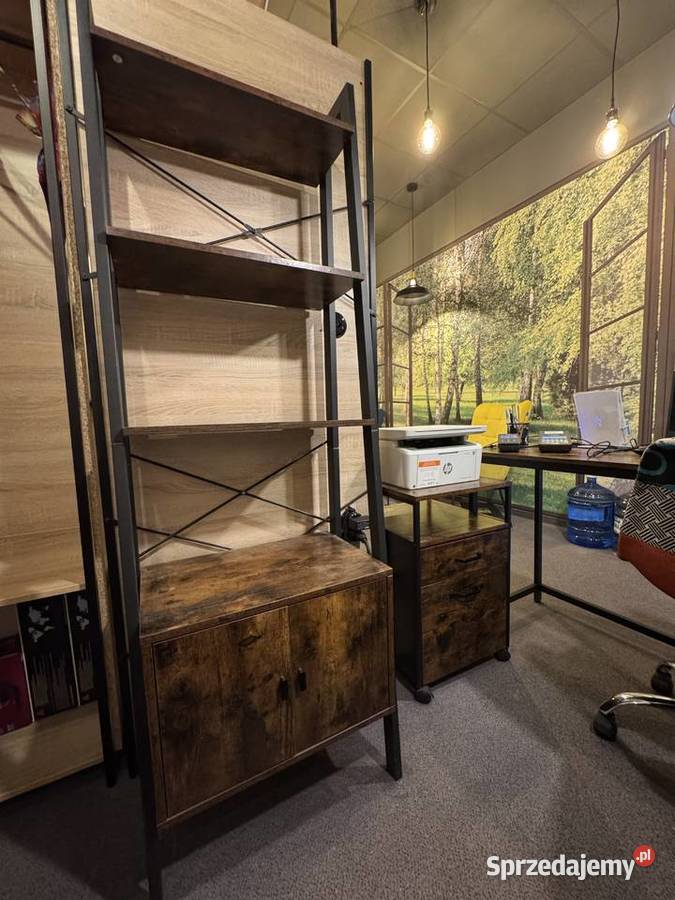 Komplet Industrial Loft biurko narożne Błonie
