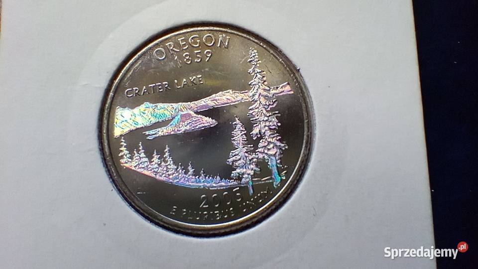 Stare monety 14 dolar 2005 Oregon USA hologram podkarpackie Lesko sprzedam