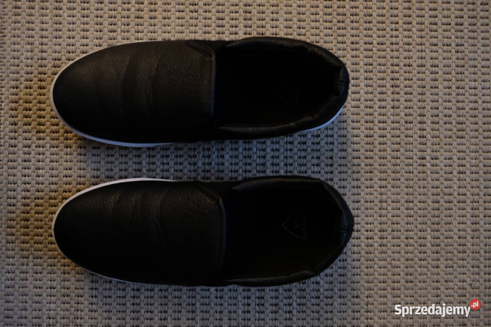 czarne trampki tenisówki buty slip on sportowe inna Toruń