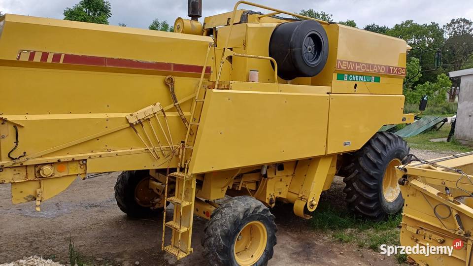 Sprowadzony Kombajn HOLLAND TX34 z sieczkarnia Sieczkarnia-rozdrabniacz mazowieckie