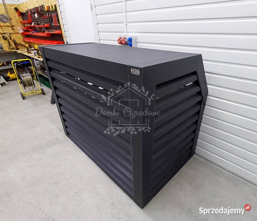 Osłona Pompy Ciepła 120x70x140 Antracyt Zabudowa Kielce