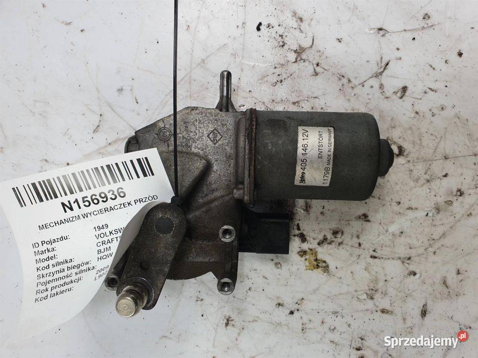 MECHANIZM WYCIERACZEK PRZÓD VOLKSWAGEN CRAFTER kujawsko-pomorskie Lipno