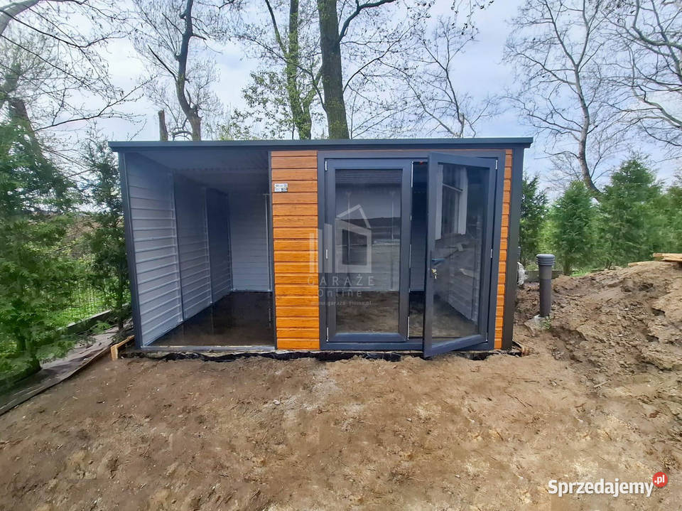 Schowek Domek Ogrodowy PREMIUM 25x25m wiata 15m Łuków