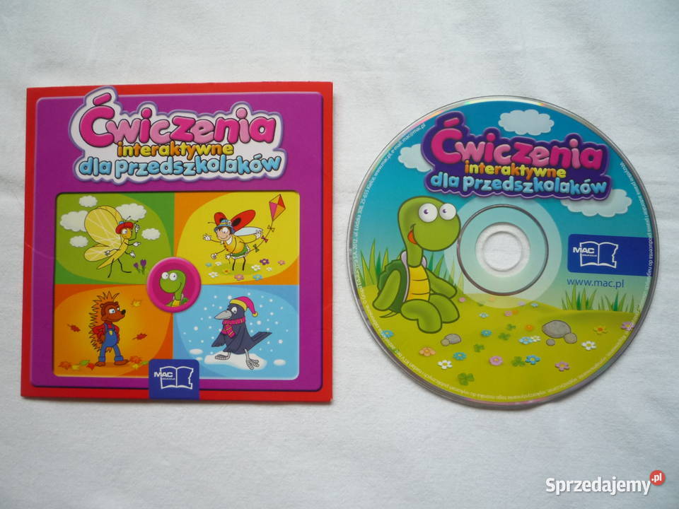 CD Ćwiczenia interaktywne przedszkolaków Mac Szczecin
