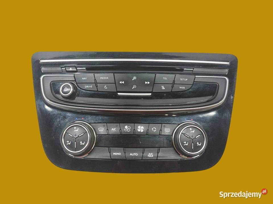 PANEL STEROWANIA NAWIEWU RADIA KPL Peugeot 508 I Rok produkcji 2015 Motoryzacja