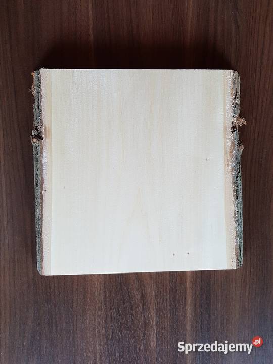 Deska lipowa z korą 25x175x25 rzeźba ikony Łódź