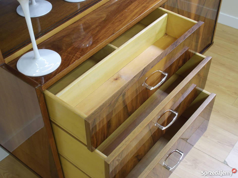 Kredens Biblioteczka Witryna RETRO vintage PRL dolnośląskie Wrocław