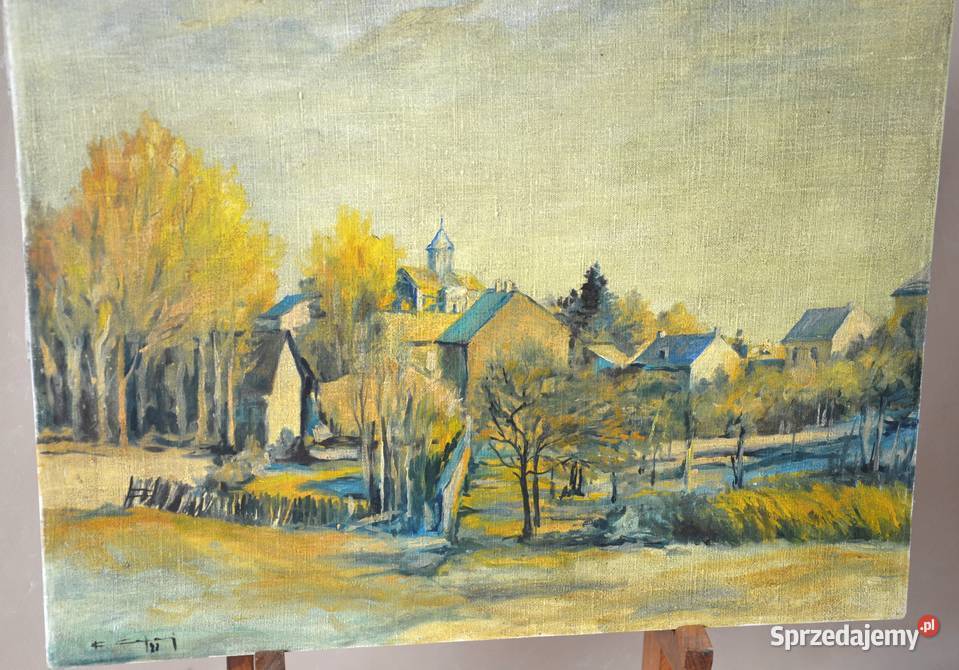 Olej na płótnie Celej 1992r 5061 Warszawa