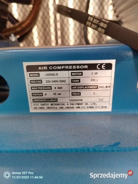 Kompresor sprężarka spalinowo elektryczna nebus Biała