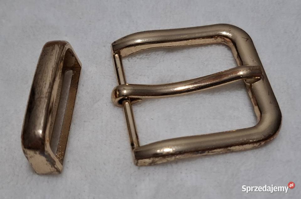 Klamra złota 4x44 szlufka metalowa 29 śląskie Czeladź