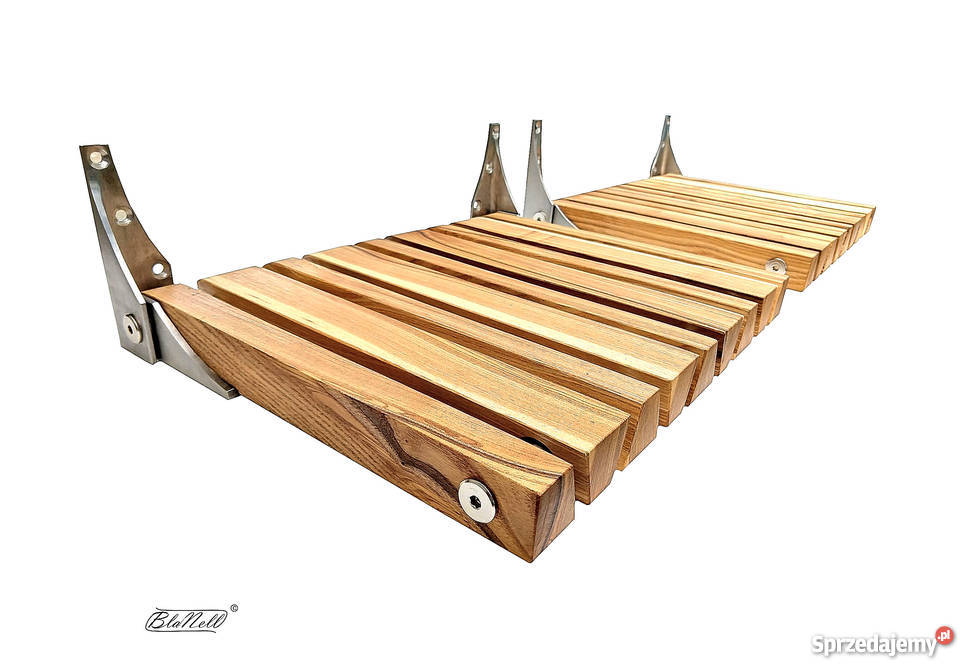 Krzesło ścienne taboret ścienny jesion taboret 31cm Ruszków Pierwszy