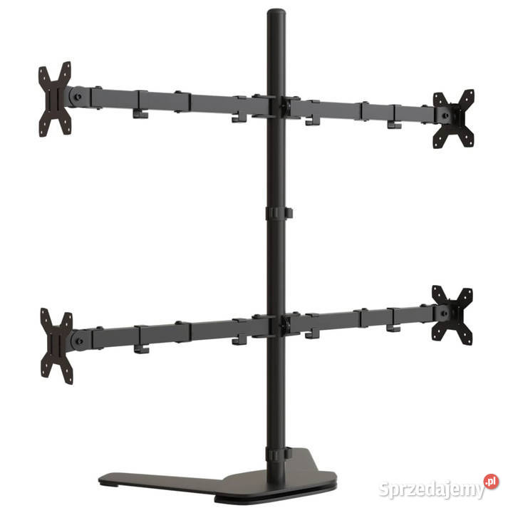 Stojak na monitory czarny stalowy VESA 75100 mm Warszawa