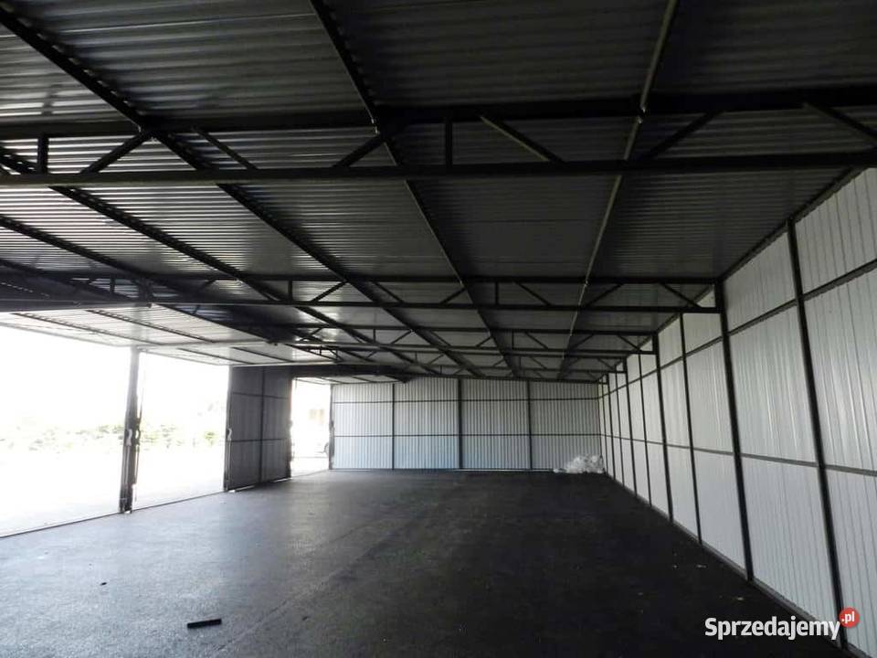 Blaszana montowana hala 188 m zielona Kraków