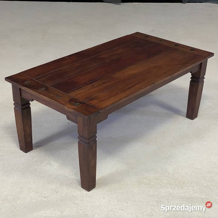 Ława drewniana w stylu kolonialnym Budno