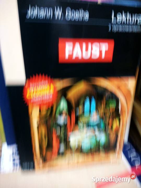 Faust Goethe lektury szkolne antykwariat Warszawa