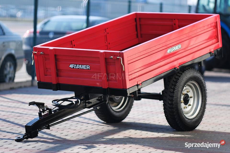Przyczepa rolnicza jednoosiowa 15T z kiprem Tajęcina sprzedam
