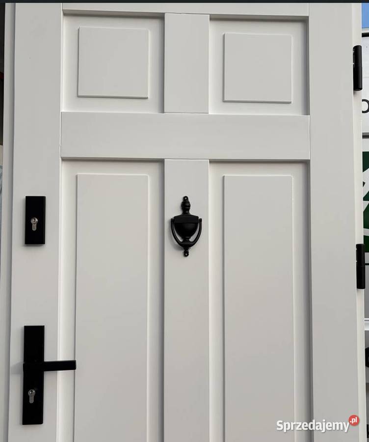 DRZWI ZEWNĘTRZNE drewniane sosnowe 6 96x220 ręki