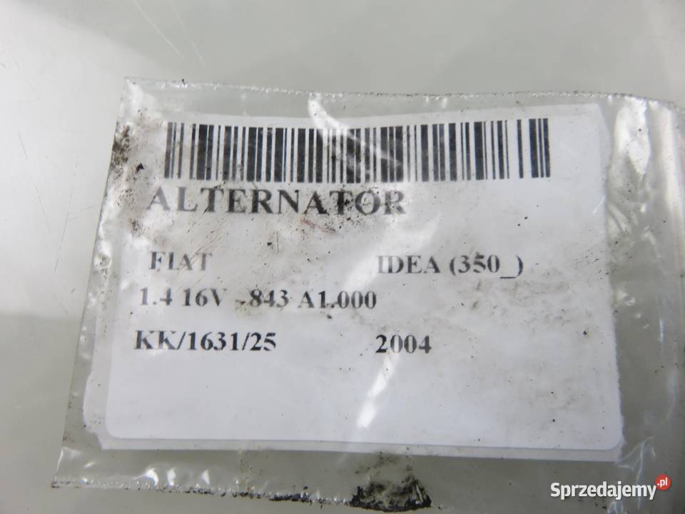 ALTERNATOR FIAT IDEA 14 16V