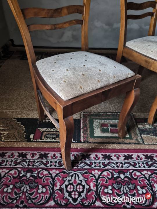 Dwa Krzeska art decko solidne Radomsko