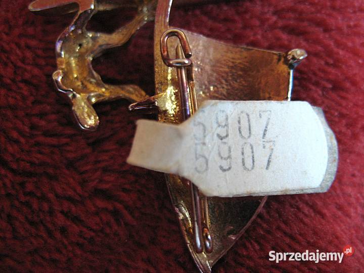 Broszka Stara metal Velplaner Siedlce