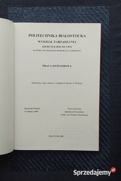 Aktualny stan chowu i hodowli lisów w Polsce podlaskie Hajnówka