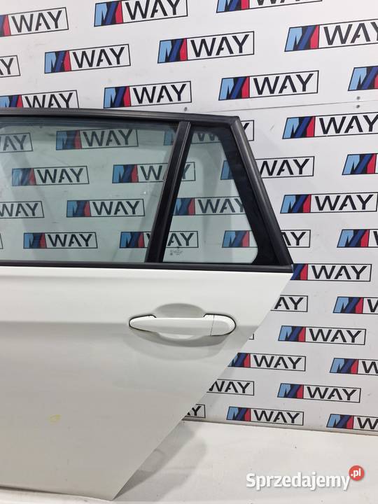 BMW F31 DRZWI LEWY TYŁ TYLNE A300 ALPINWEISS