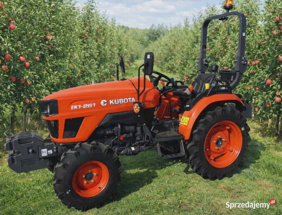 Traktorek ogrodowy komunalny Kubota EK1261 4x4 Łowicz