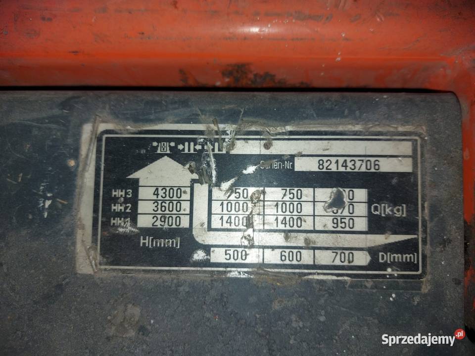 Wózek widłowy elektryczny wysokiego skladowania elektryczny kujawsko-pomorskie Bydgoszcz