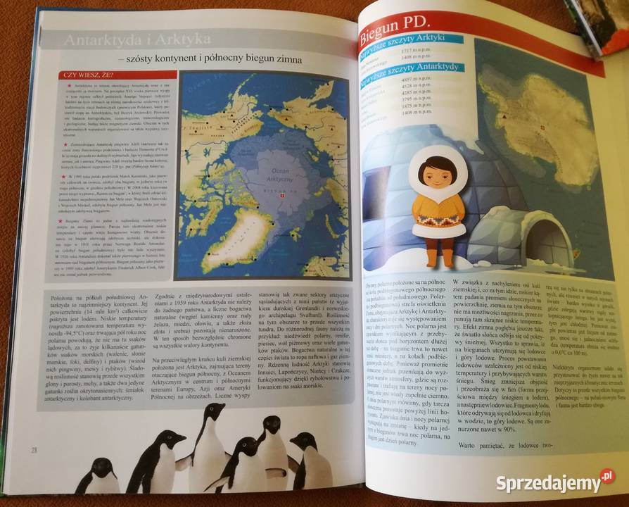 Poznaj kontynenty Ilustrowana encyklopedia twarda Łódź sprzedam