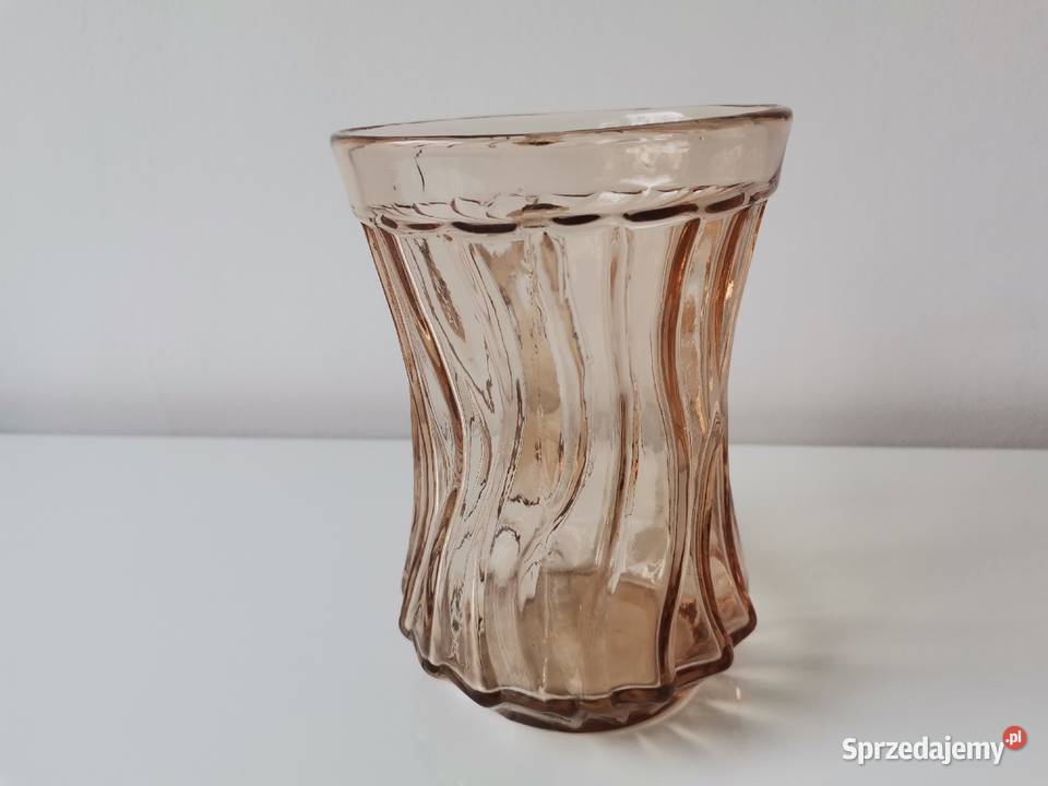 Stary kolorowy szklany kufel Katowice