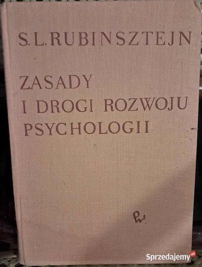 Zasady i drogi rozwoju psychologii Rubinsztejn